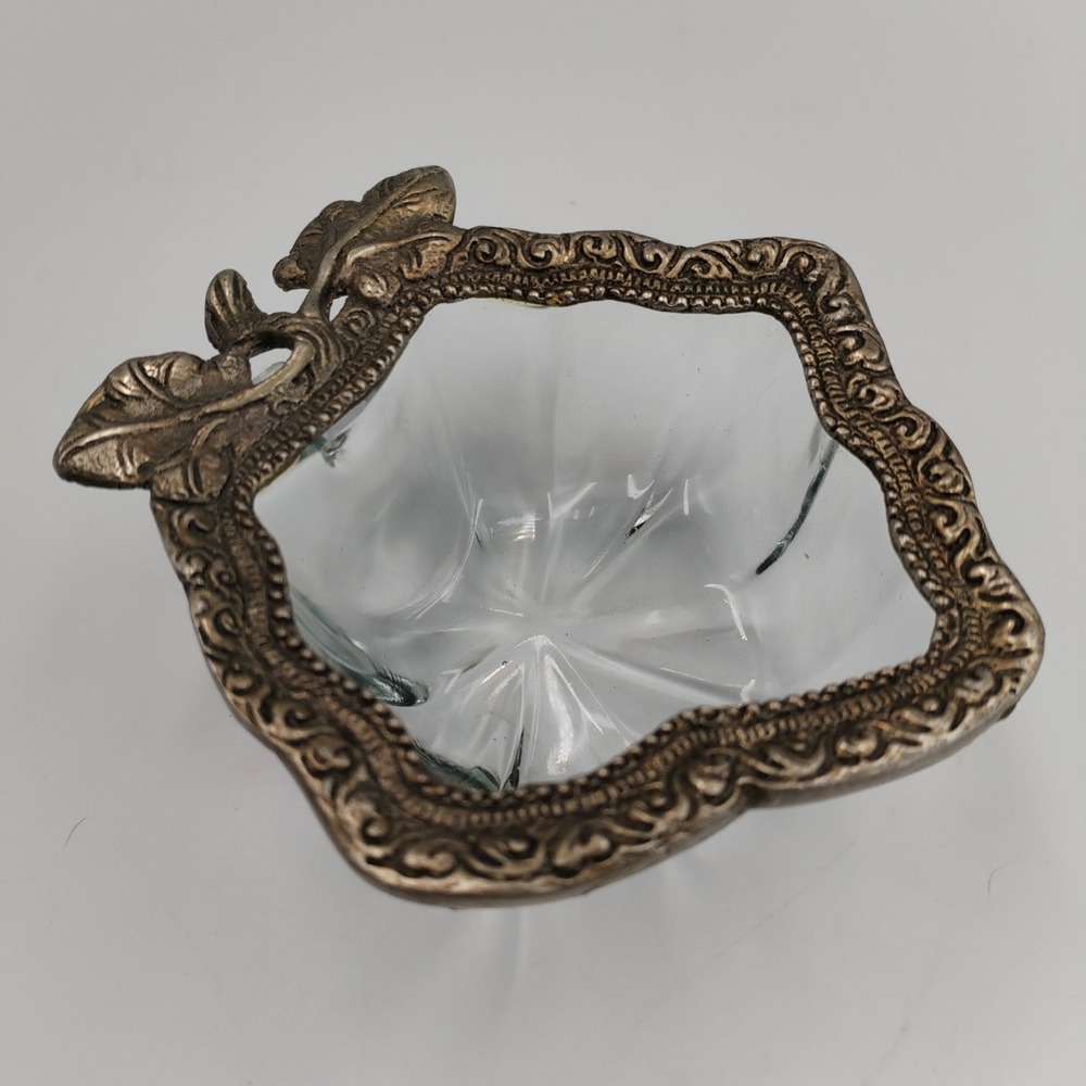 Vintage Glass Trinket Dish